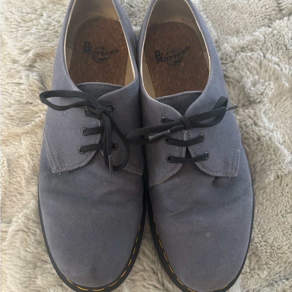 Dr. Martens Gray/Blue Men's Shoes